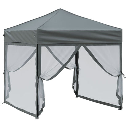 vidaXL Party Tent | Anthracite | 210D oxford fabric | 2x2 m | Foldable