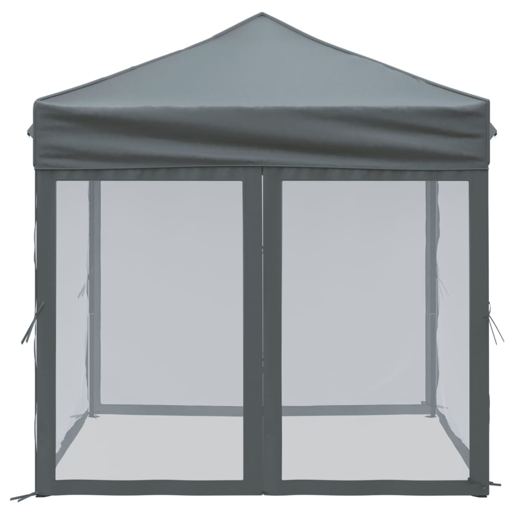 vidaXL Party Tent | Anthracite | 210D oxford fabric | 2x2 m | Foldable