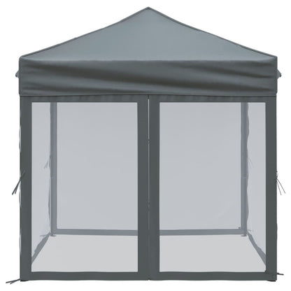vidaXL Party Tent | Anthracite | 210D oxford fabric | 2x2 m | Foldable