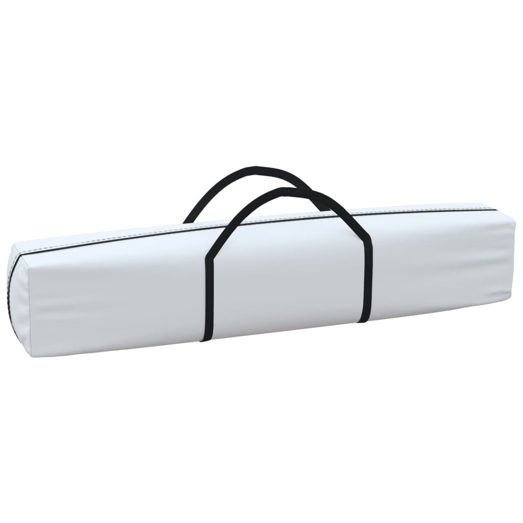 vidaXL Folding Party Tent with Sidewalls White 2x2 m