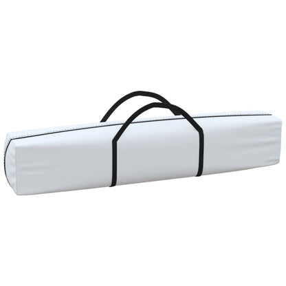 vidaXL Folding Party Tent with Sidewalls White 2x2 m