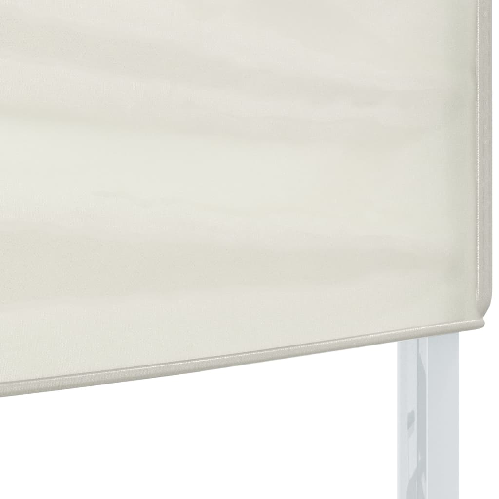 vidaXL Folding Party Tent Cream 3x3 m
