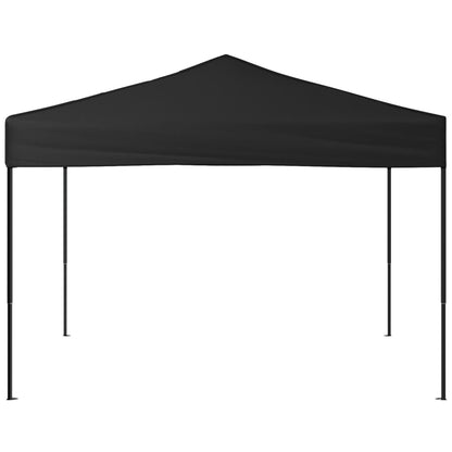 vidaXL Folding Party Tent Black 3x3 m