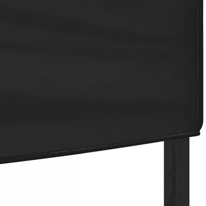 vidaXL Folding Party Tent Black 3x3 m