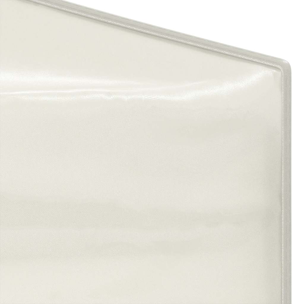 vidaXL Folding Party Tent with Sidewalls Cream 3x3 m