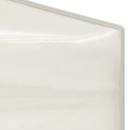 vidaXL Folding Party Tent with Sidewalls Cream 3x3 m