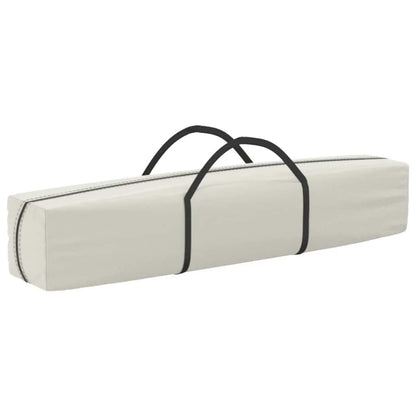 vidaXL Folding Party Tent with Sidewalls Cream 3x3 m