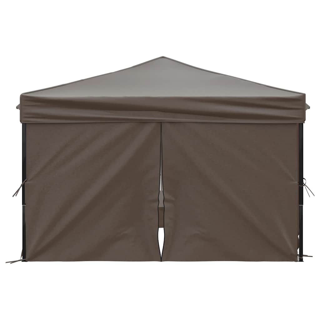 vidaXL Party Tent | Taupe | 210D oxford fabric with silver coating | 3x3 metres