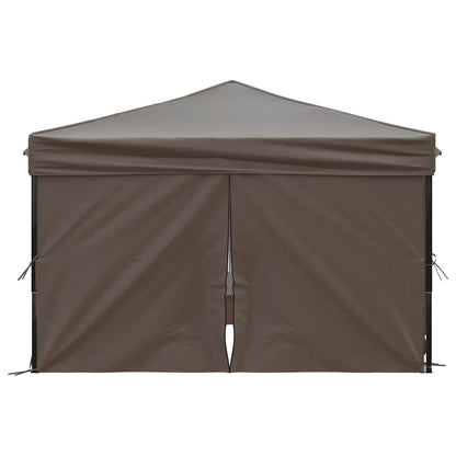 vidaXL Party Tent | Taupe | 210D oxford fabric with silver coating | 3x3 metres