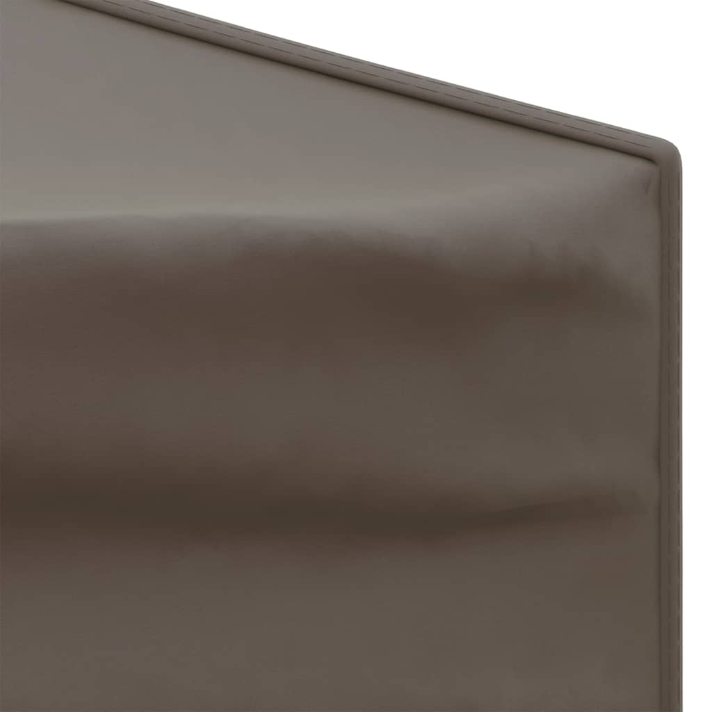 vidaXL Party Tent | Taupe | 210D oxford fabric with silver coating | 3x3 metres