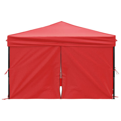 vidaXL Party Tent | Red | 210D Oxford Fabric | 3x3 m | Foldable