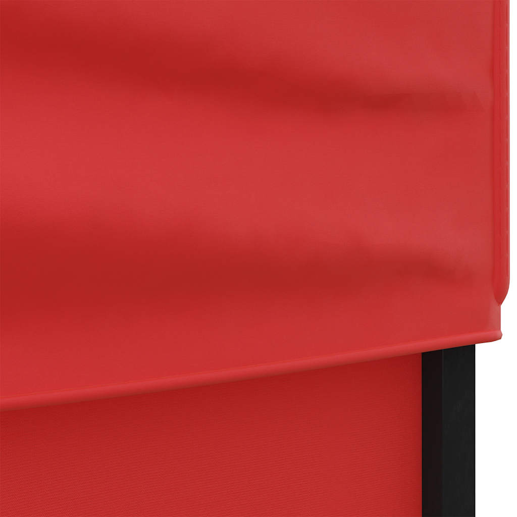 vidaXL Party Tent | Red | 210D Oxford Fabric | 3x3 m | Foldable
