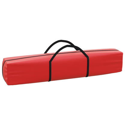 vidaXL Folding Party Tent with Sidewalls Red 3x3 m