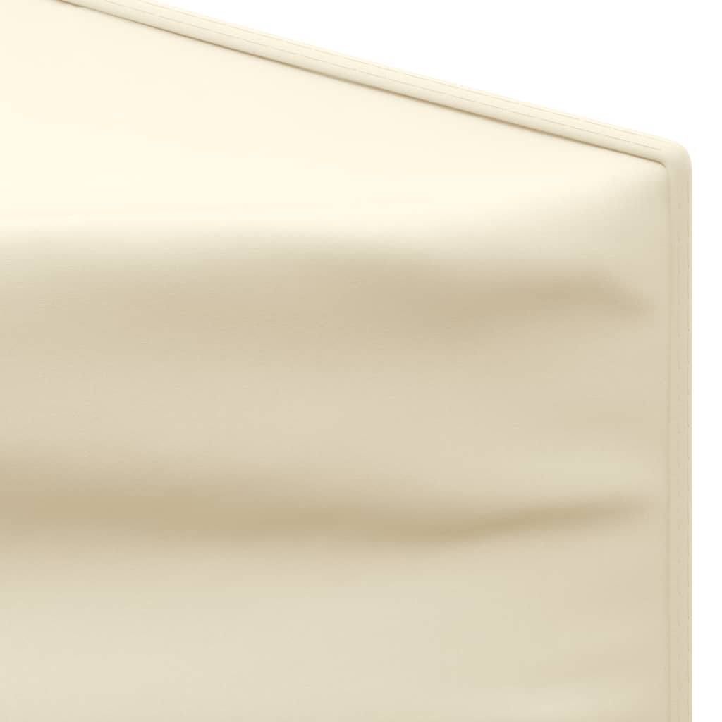 vidaXL Party Tent | Cream | 210D oxford fabric with silver coating | 3x3 m
