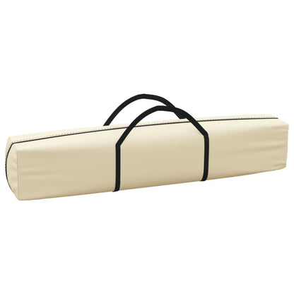 vidaXL Party Tent | Cream | 210D oxford fabric with silver coating | 3x3 m
