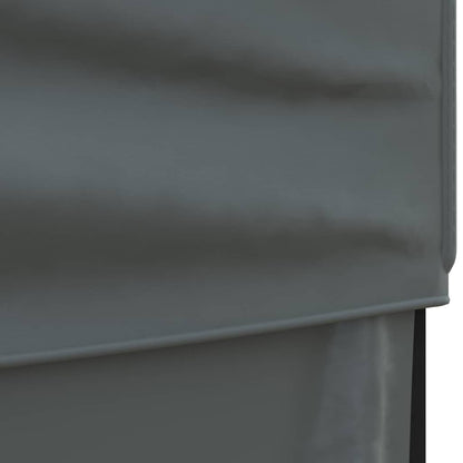 vidaXL Folding Party Tent with Sidewalls Anthracite 3x3 m