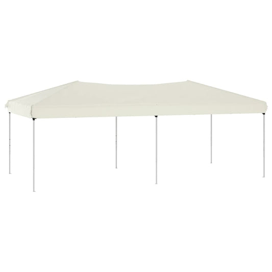 vidaXL Party Tent | Cream | 210D Oxford Fabric with Silver Coating, Steel