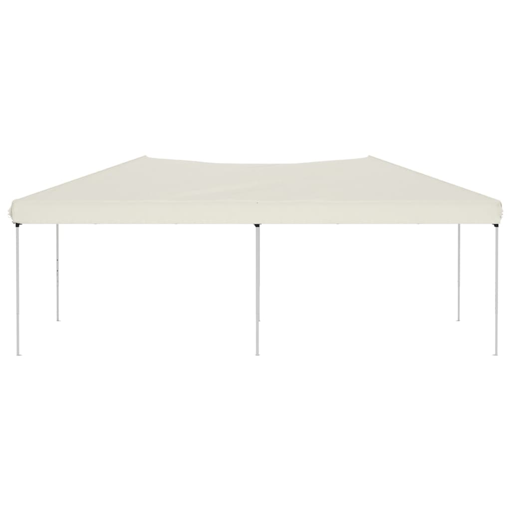 vidaXL Party Tent | Cream | 210D Oxford Fabric with Silver Coating, Steel