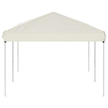 vidaXL Party Tent | Cream | 210D Oxford Fabric with Silver Coating, Steel