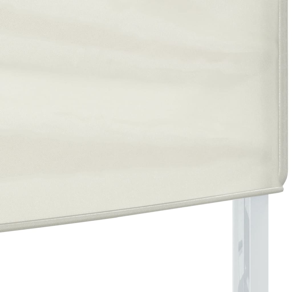 vidaXL Party Tent | Cream | 210D Oxford Fabric with Silver Coating, Steel