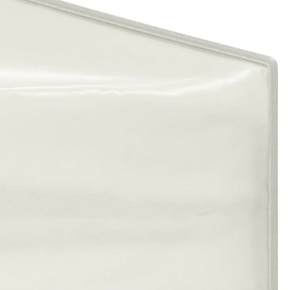 vidaXL Party Tent | Cream | 210D Oxford Fabric with Silver Coating, Steel