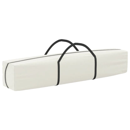 vidaXL Party Tent | Cream | 210D Oxford Fabric with Silver Coating, Steel