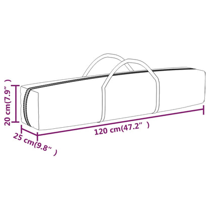 vidaXL Party Tent | Anthracite | 210D oxford fabric | Large | Foldable