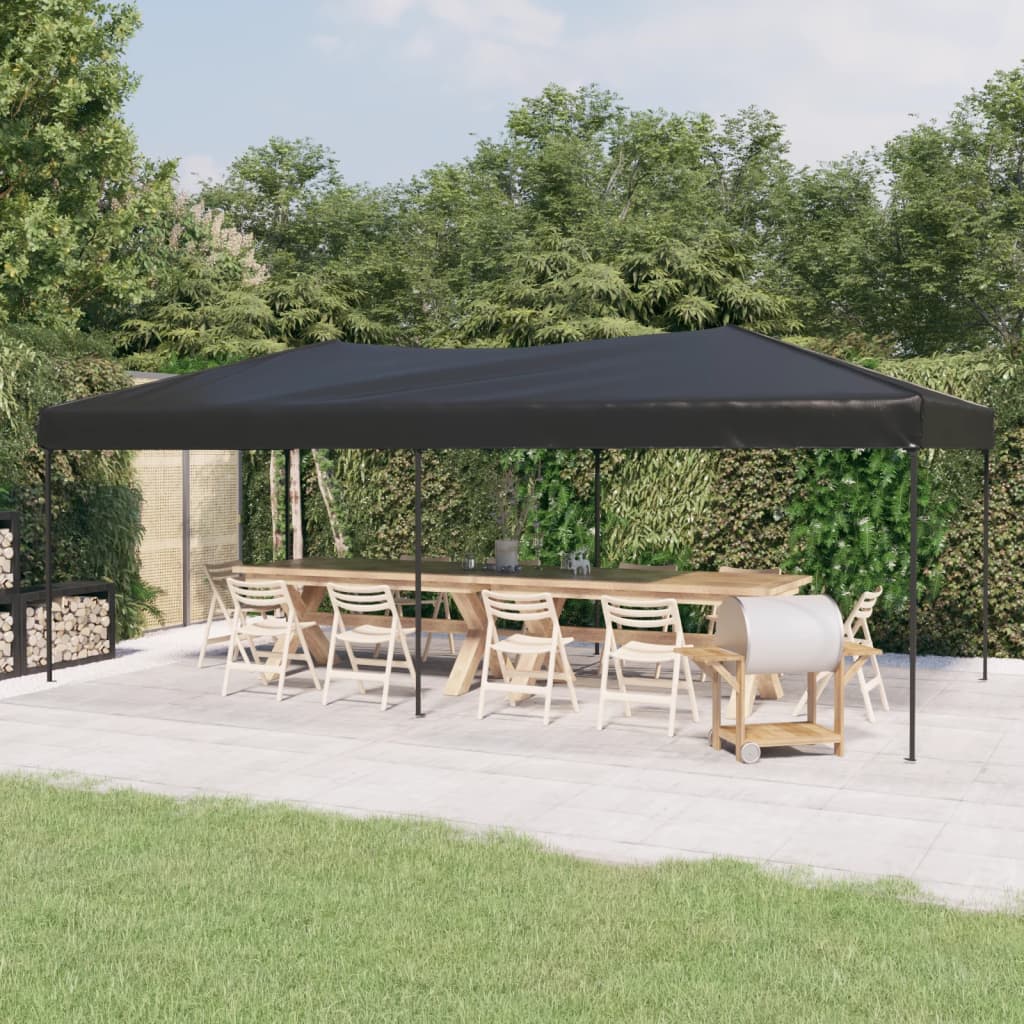 vidaXL Party Tent | Anthracite | 210D oxford fabric | Large | Foldable