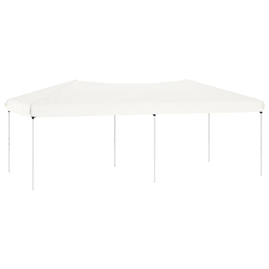vidaXL Party Tent | White | 210D Oxford fabric with silver coating, Steel