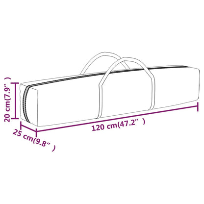 vidaXL Party Tent | Taupe | 210D oxford fabric, Steel | 3x6 m | Collapsible