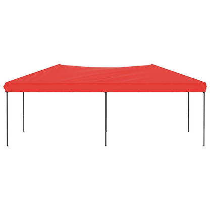 vidaXL Folding Party Tent Red 3x6 m