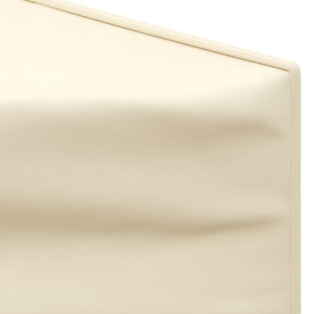 vidaXL Folding Party Tent with Sidewalls Cream 3x6 m