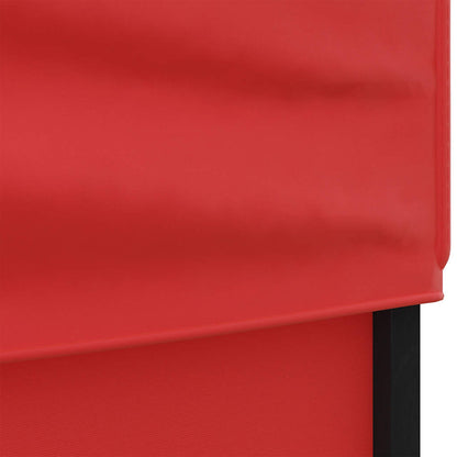 vidaXL Folding Party Tent with Sidewalls Red 3x6 m