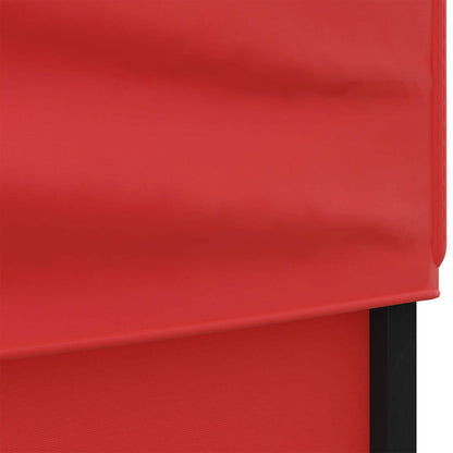 vidaXL Folding Party Tent with Sidewalls Red 3x6 m