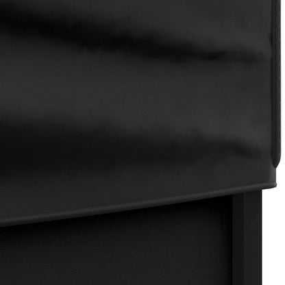 vidaXL Folding Party Tent with Sidewalls Black 3x6 m
