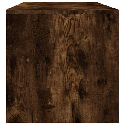 vidaXL TV Cabinet Smoked Oak 100x40x40 cm Engineered Wood