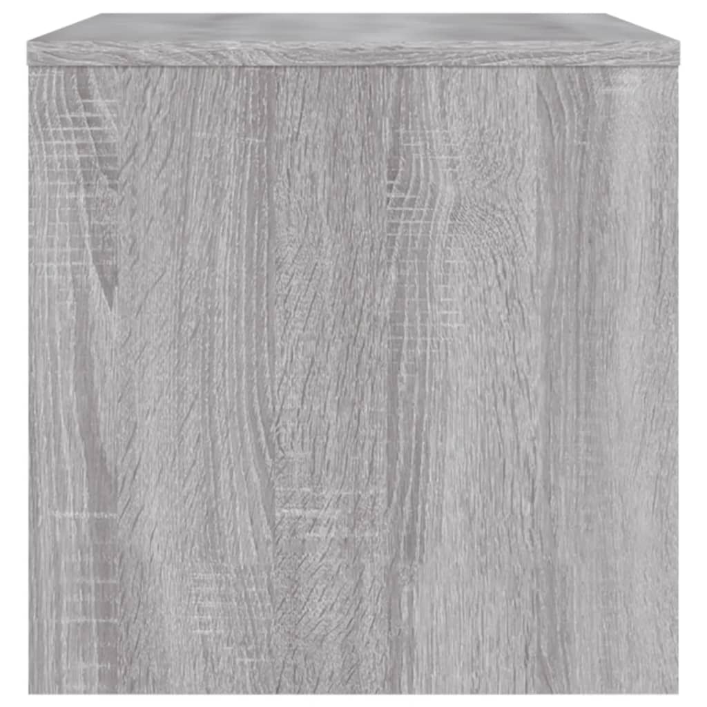 vidaXL TV Cabinet Grey Sonoma 80x40x40 cm Engineered Wood