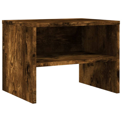 vidaXL Bedside Cabinets 2 pcs Smoked Oak 40x30x30 cm Engineered Wood