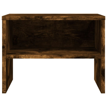 vidaXL Bedside Cabinets 2 pcs Smoked Oak 40x30x30 cm Engineered Wood