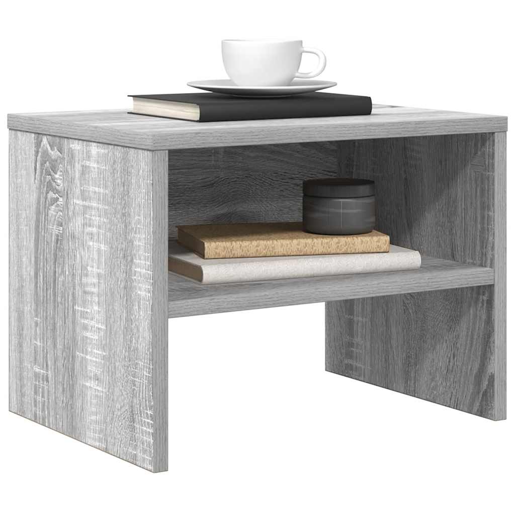 vidaXL Bedside Cabinet Grey Sonoma 40x30x30 cm Engineered Wood