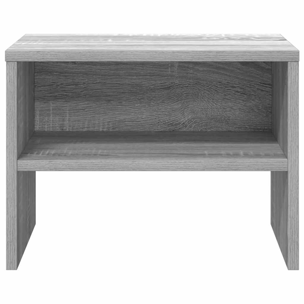 vidaXL Bedside Cabinet Grey Sonoma 40x30x30 cm Engineered Wood