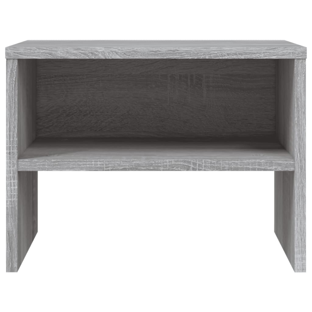 vidaXL Bedside Cabinets 2 pcs Grey Sonoma 40x30x30 cm Engineered Wood