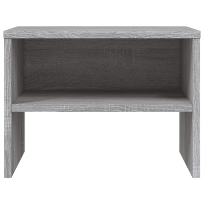 vidaXL Bedside Cabinets 2 pcs Grey Sonoma 40x30x30 cm Engineered Wood