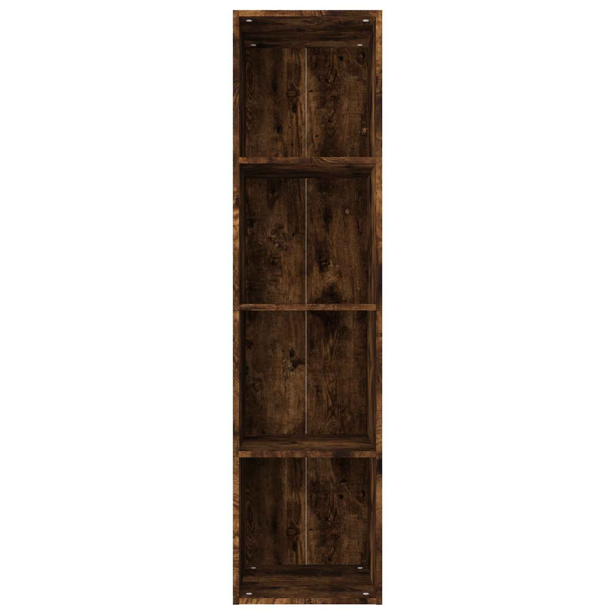 vidaXL Book Cabinet/TV Cabinet Smoked Oak 36x30x143 cm Engineered Wood