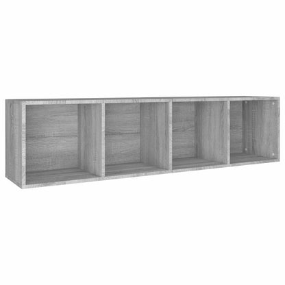 vidaXL Book Cabinet/TV Cabinet Grey Sonoma 36x30x143cm Engineered Wood