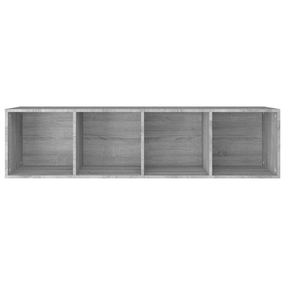 vidaXL Book Cabinet/TV Cabinet Grey Sonoma 36x30x143cm Engineered Wood