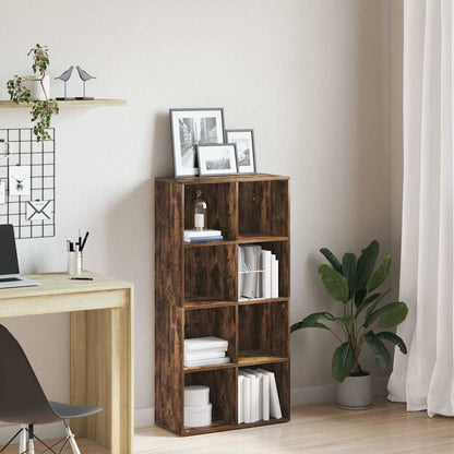 vidaXL Book Cabinet/Sideboard Smoked Oak 66x30x130 cm Engineered Wood
