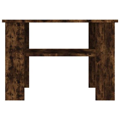 vidaXL Coffee Table Smoked Oak 60x60x42 cm Engineered Wood