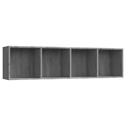 vidaXL Book Cabinet/TV Cabinet Grey Sonoma 143x30x36cm Engineered Wood