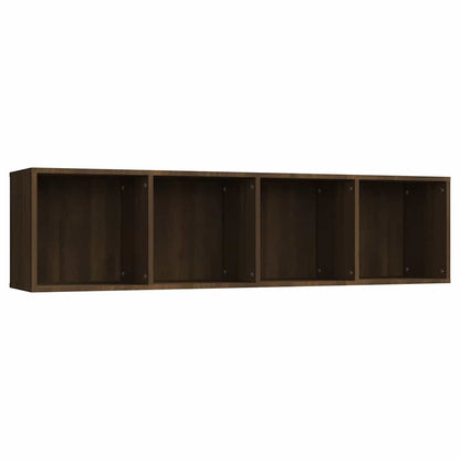 vidaXL Book Cabinet/TV Cabinet Brown Oak 143x30x36cm Engineered Wood